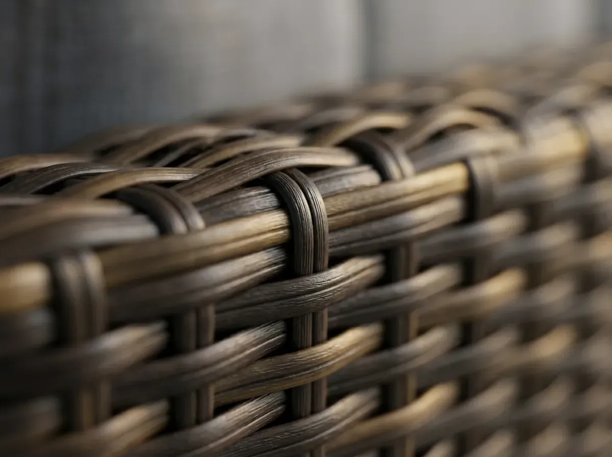 Handwoven PE Rattan Outdoor Wicker Dining Chairs