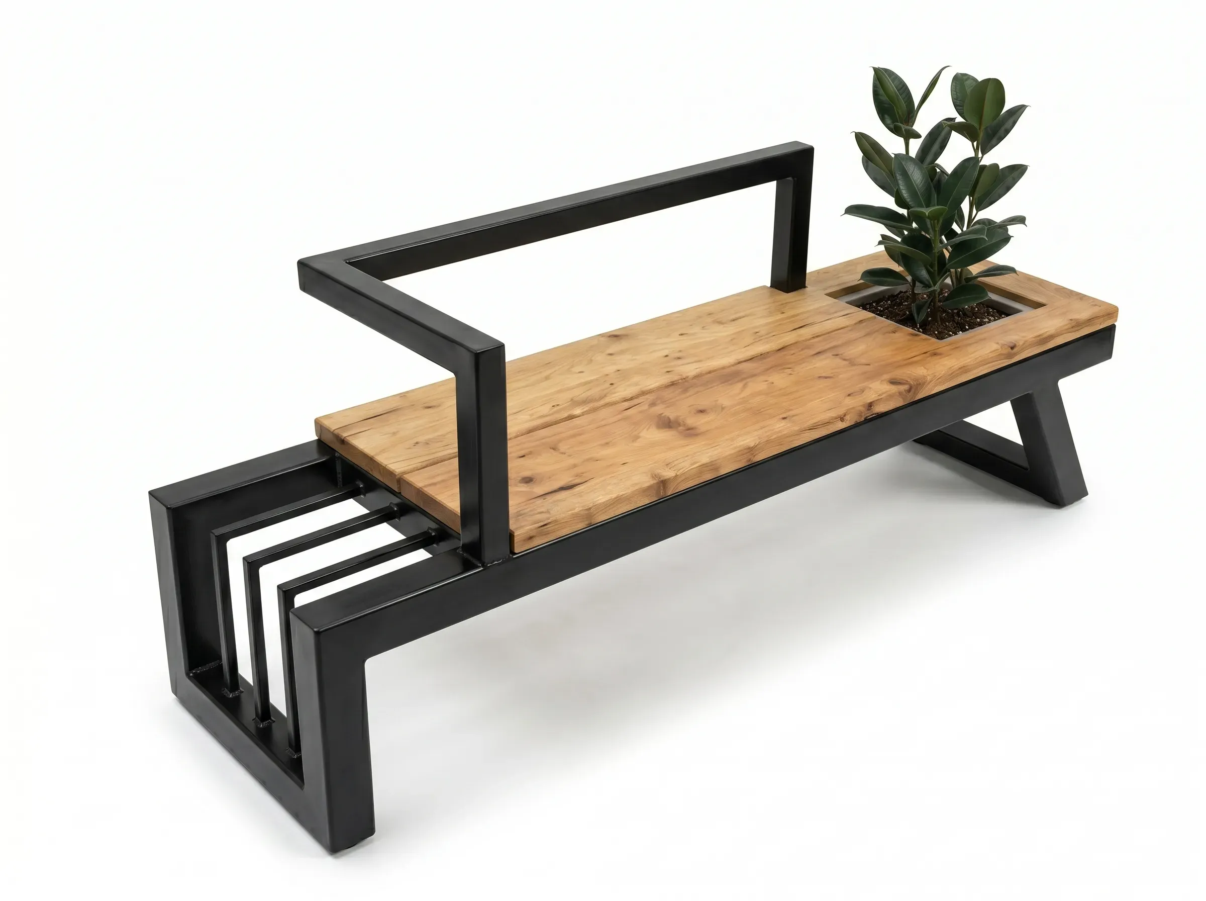 ULB-33 - Heavy-Duty Outdoor Architectural Bench