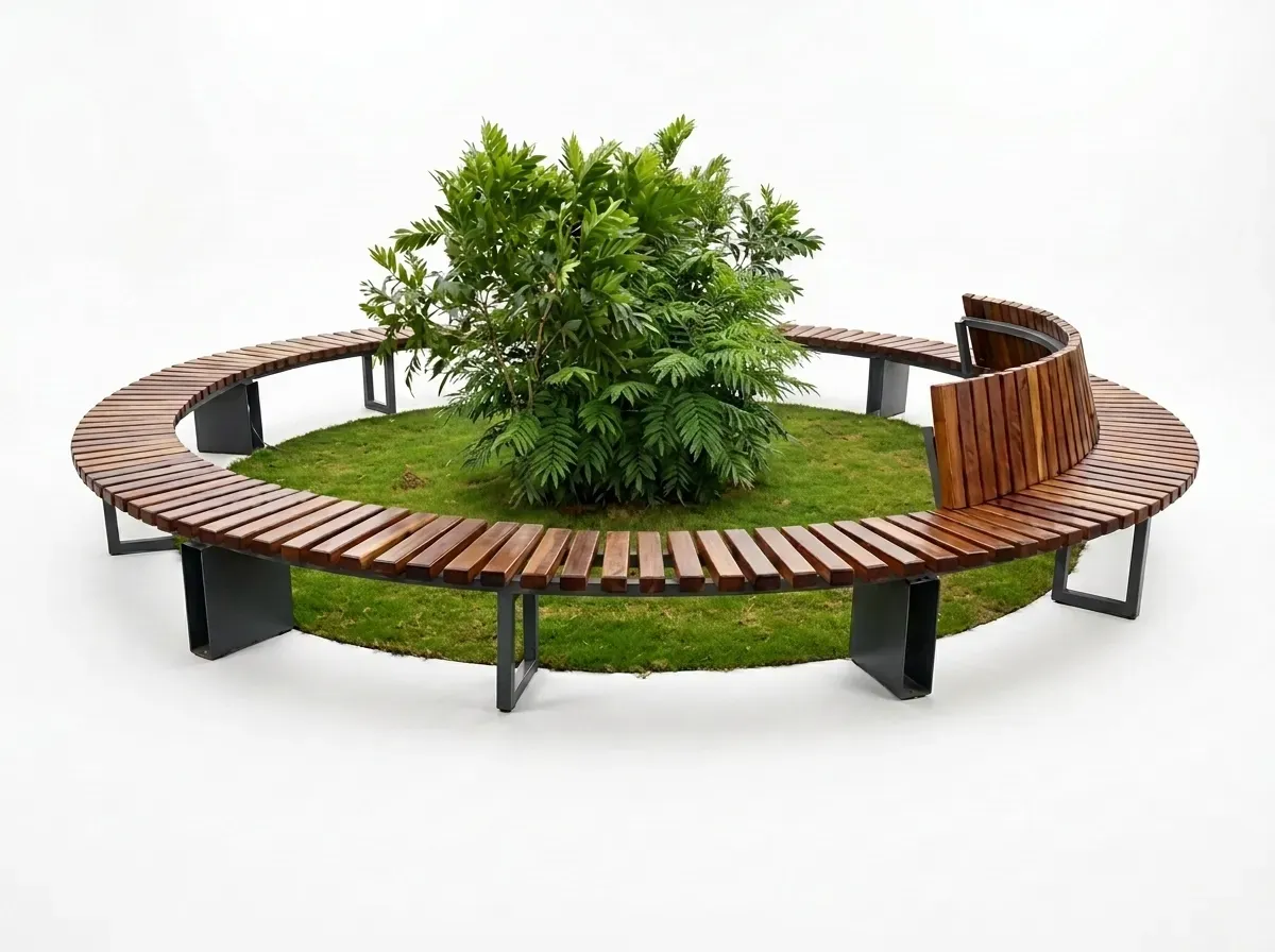 ULB-50 - Heavy-Duty Outdoor Architectural Bench