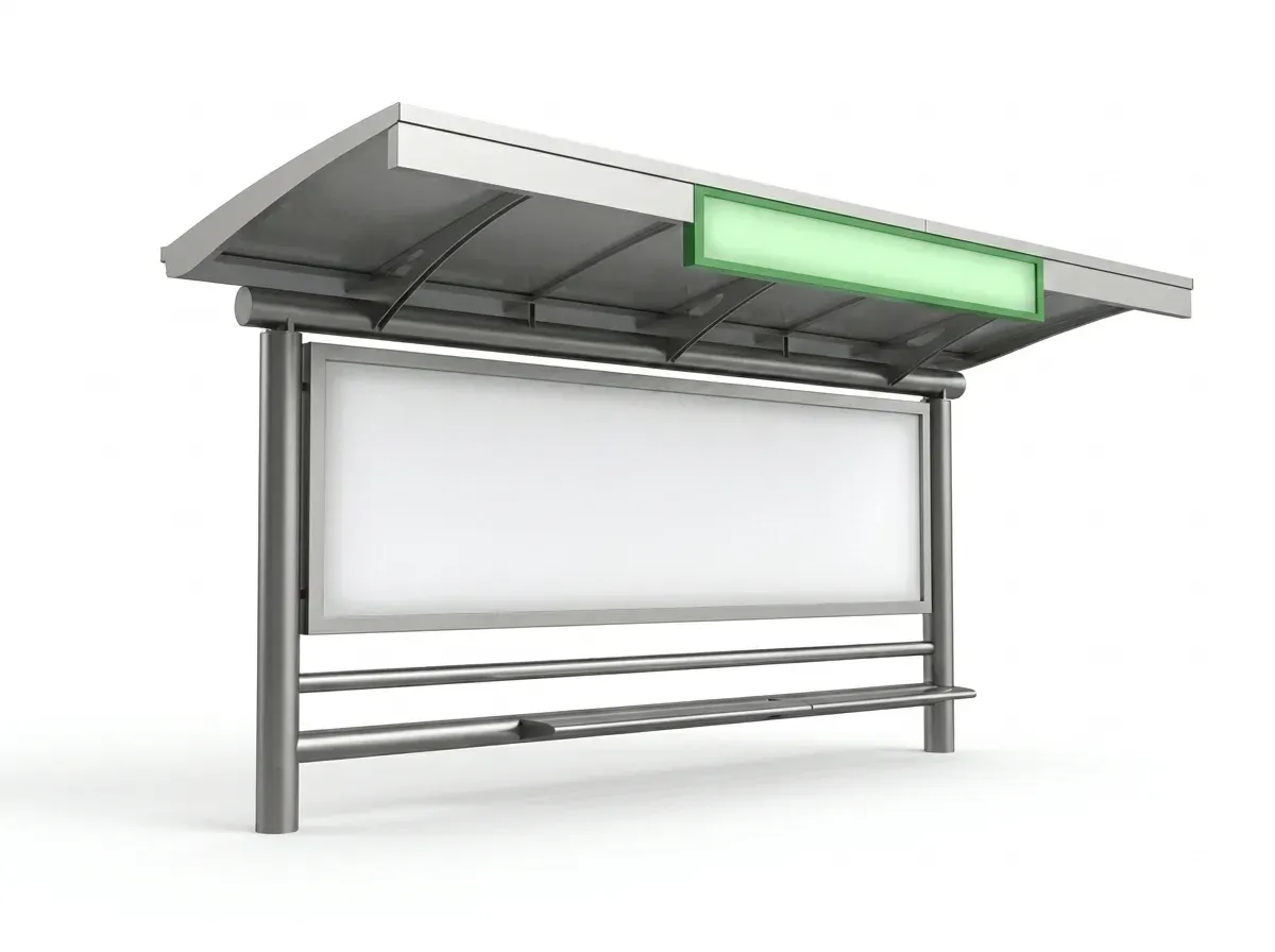 ULBS-03 - Architectural Bus Shelter Canopy