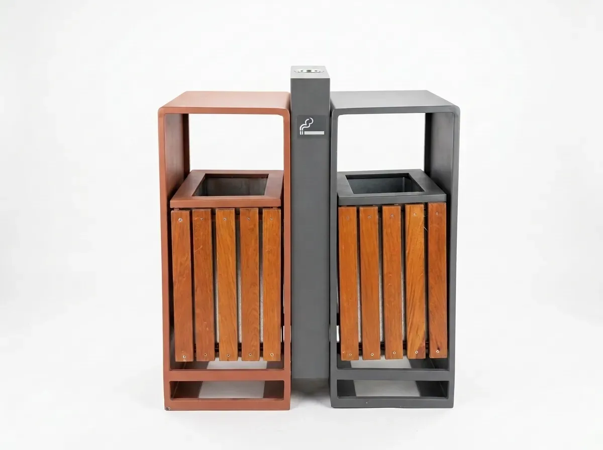 ULDB-18 - Outdoor Litter & Recycling Bin