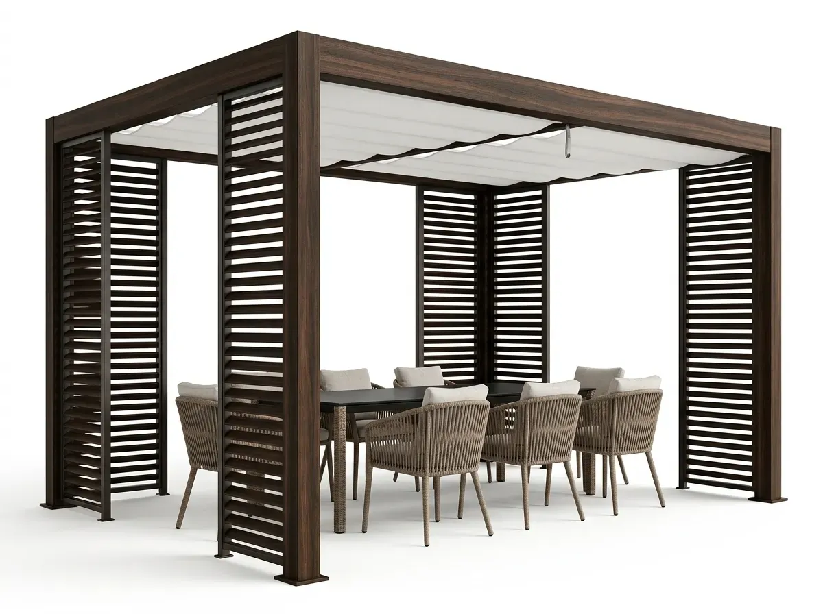 ULBPG-04 - Architectural Louvered Outdoor Pergola