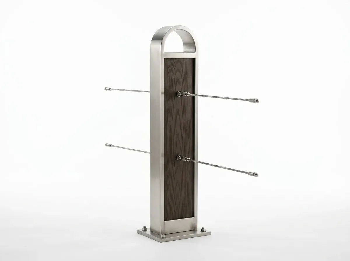 ULSSB-02 - Pedestrian Safety Stainless Steel Bollard