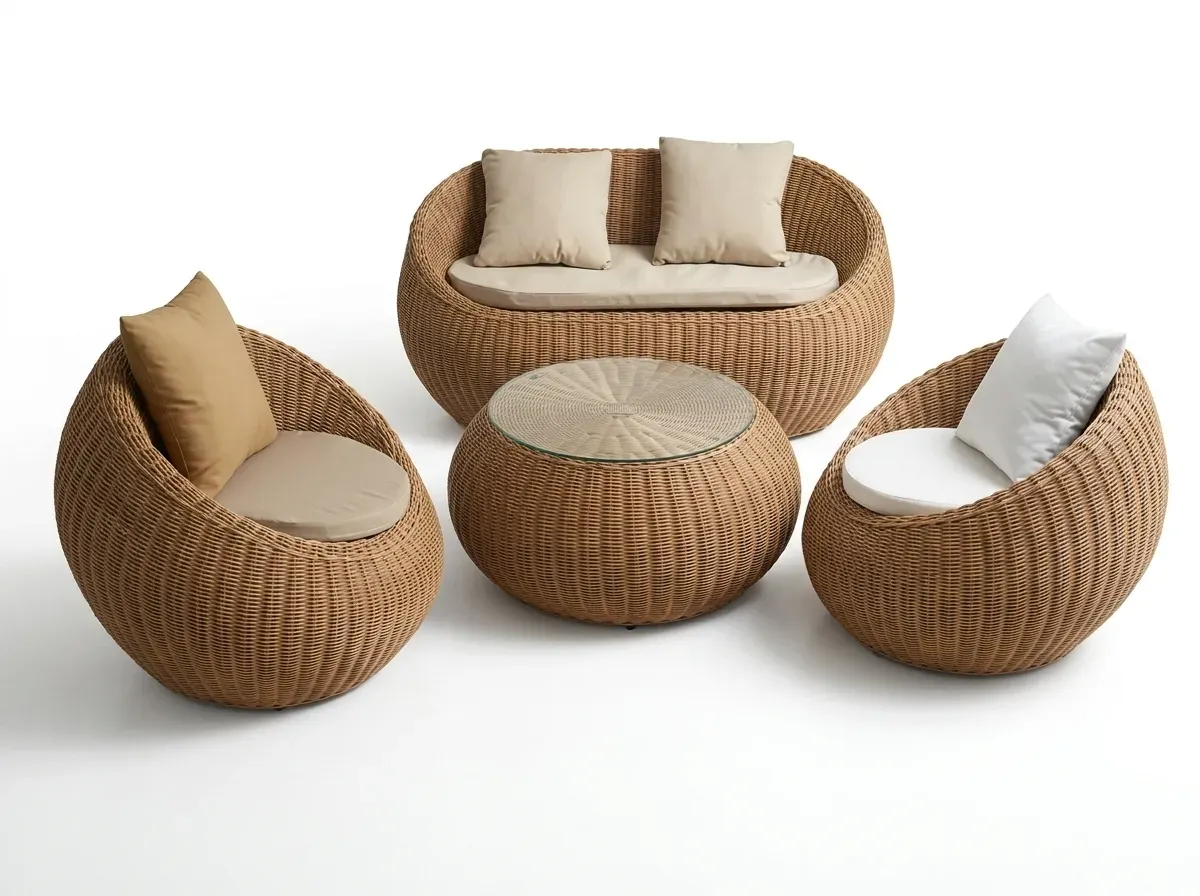 ULWDS-15 - Synthetic Rattan Wicker Dining Set