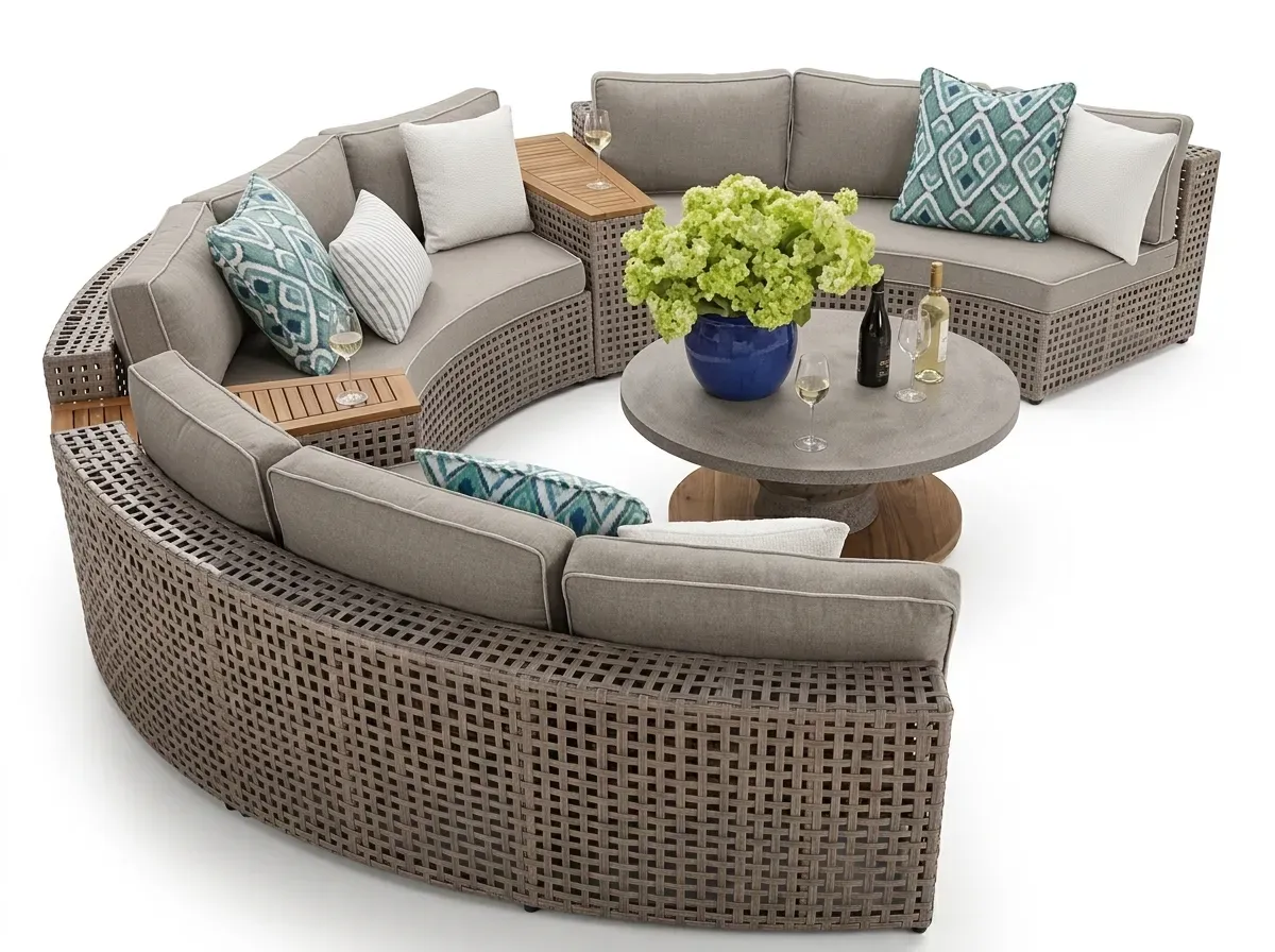 ULWDS-27 - Synthetic Rattan Wicker Dining Set
