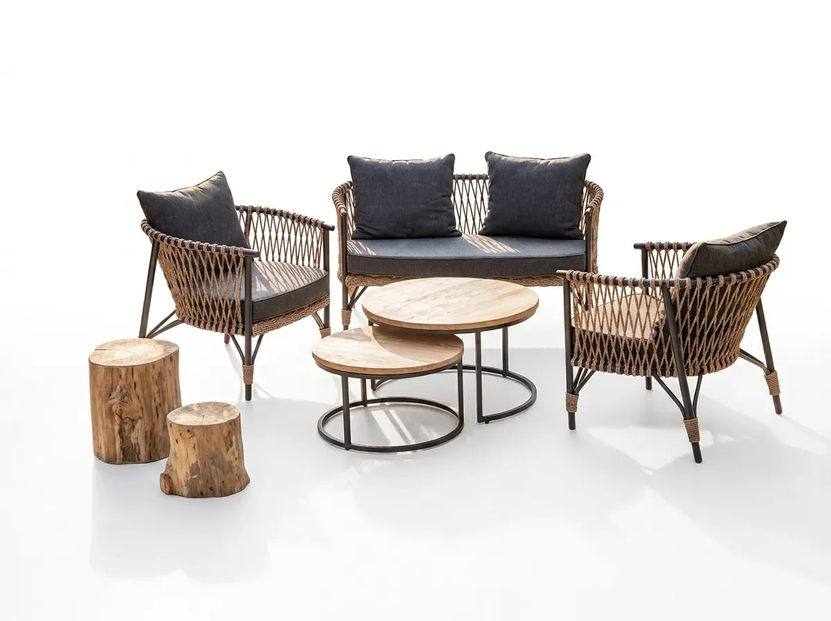 ULWDS-38 - Synthetic Rattan Wicker Dining Set