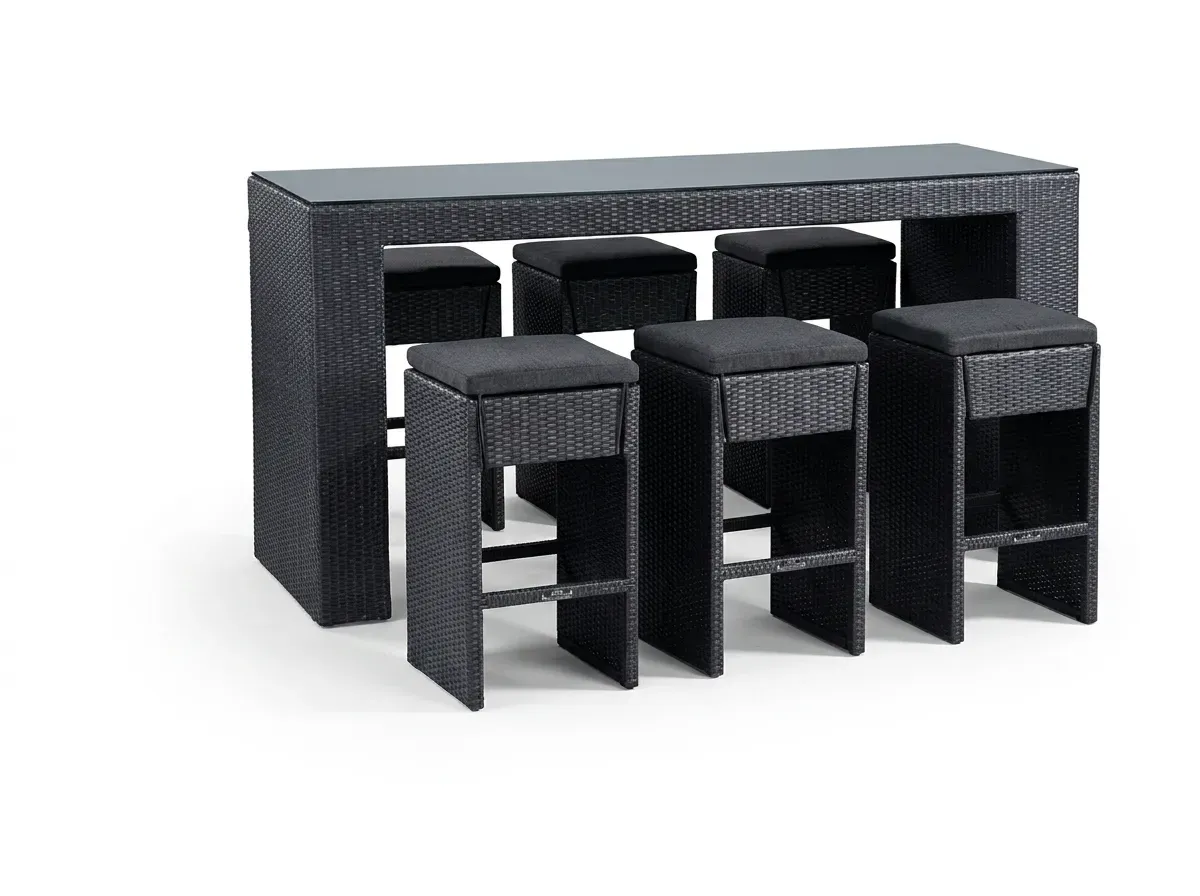 ULWDS-44 - Synthetic Rattan Wicker Dining Set