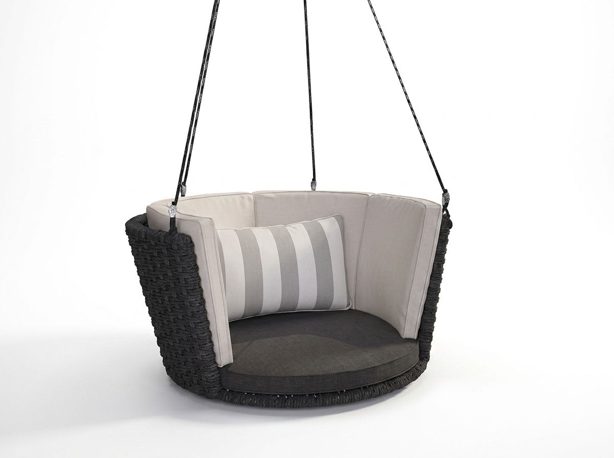 ULSW-21 - Luxurious Hanging Wicker Swing